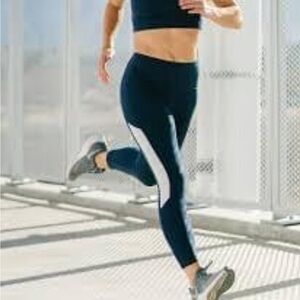 Navy Primo Mesh Hi-Rise 7/8 24” Size 4